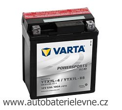Motobaterie VARTA 12V 6Ah 506 014 005 YTX7L-BS (506014) - klikněte pro větší náhled
