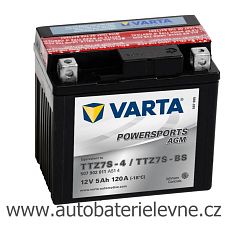 motobaterie VARTA 12V 5Ah, 507 902 011, YTZ7S-BS, 507902 - klikněte pro větší náhled