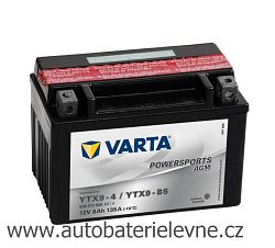 Motobaterie VARTA 12V 8Ah 508 012 008 YTX9-BS ,508012 - klikněte pro větší náhled