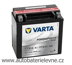 motobaterie VARTA 12V 12Ah 512 014 010 YTX14-BS 512014 - klikněte pro větší náhled