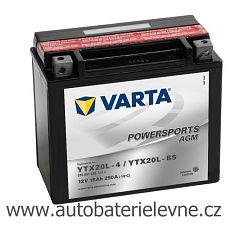 Motobaterie VARTA 12V 18Ah 518 901 026 YTX20L-BS 518901 - klikněte pro větší náhled