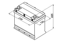 Bosch BAT S3 - 45Ah. Lev