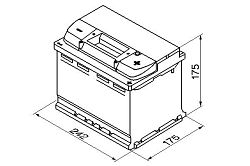 Bosch BAT S4 - 60Ah. Prav