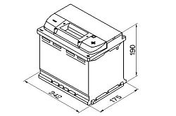 Bosch BAT S4 - 60Ah. Prav