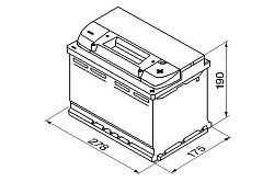 Bosch BAT S4 - 74Ah. Prav