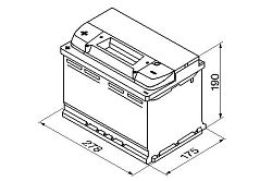 Bosch BAT S4 - 74Ah. Levá