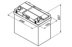 Bosch BAT S4 - 45Ah. Prav