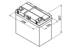 Bosch BAT S4 - 45Ah. Levá