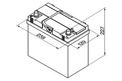 Bosch BAT S4 - 45Ah. Lev