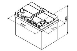Bosch BAT S4 - 60Ah. Pravá