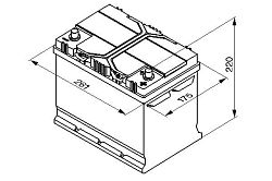 Bosch BAT S4 - 70Ah. Pravá