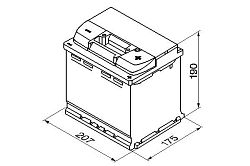 Bosch BAT S5 - 54Ah. Prav