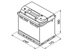 Bosch BAT S5 - 63Ah. Lev