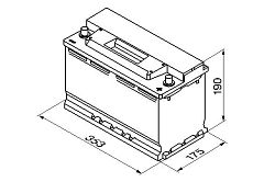 Bosch BAT S3 - 90Ah. Prav