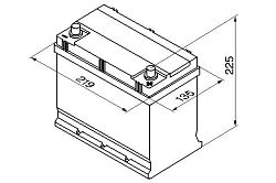 Bosch BAT S3 - 45Ah. Prav